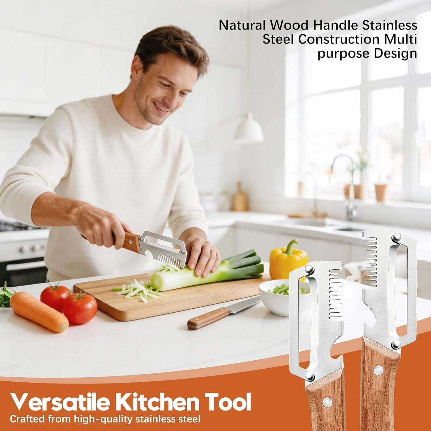 MULTIFUNCTIONAL  Ultra Sharp Vegetable Peeler & Cutter