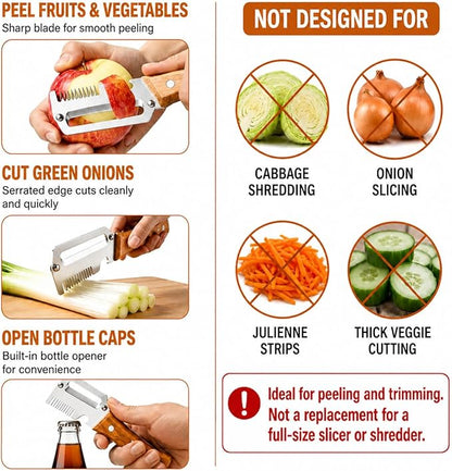 MULTIFUNCTIONAL  Ultra Sharp Vegetable Peeler & Cutter