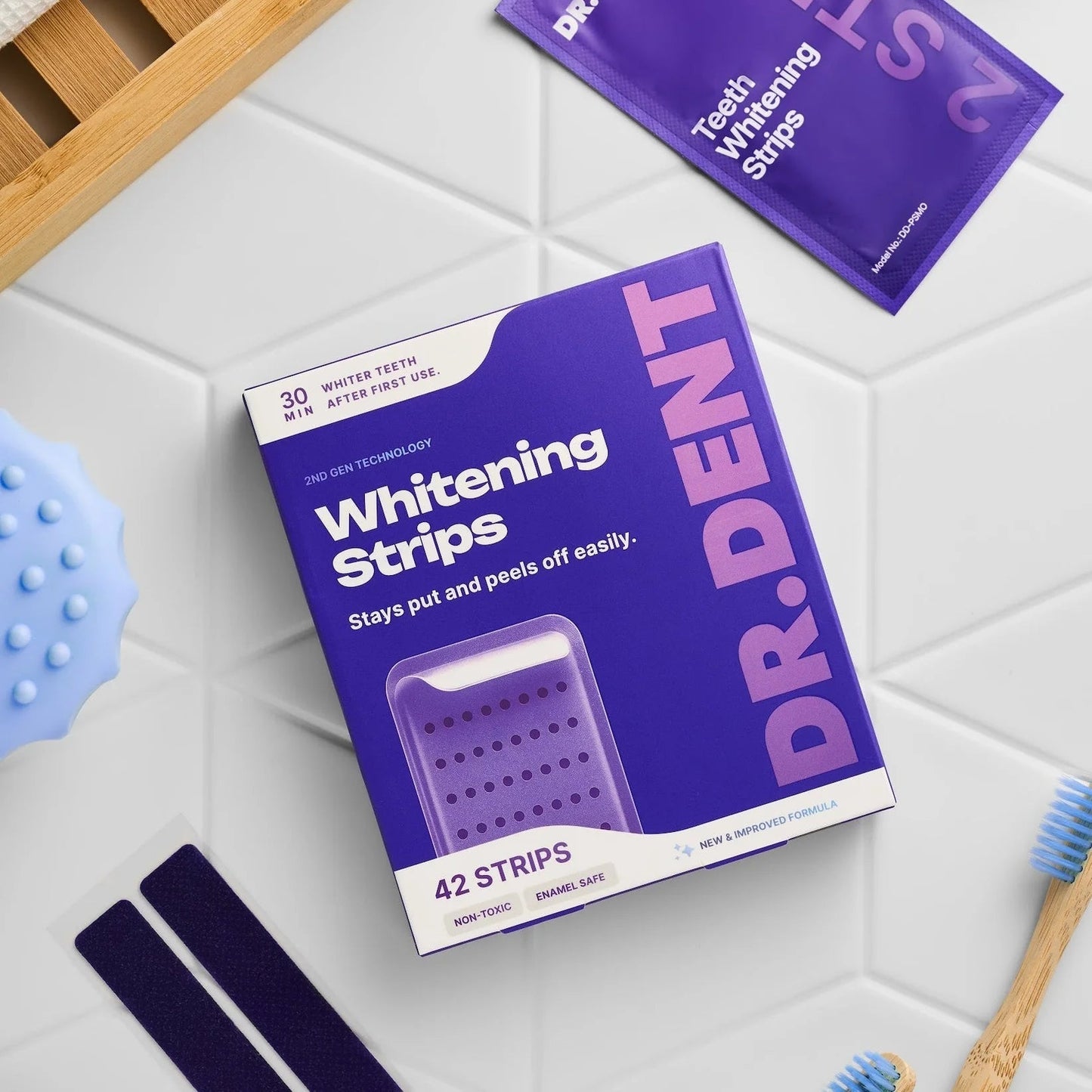 Dr. Dent Purple Teeth Whitening Strips