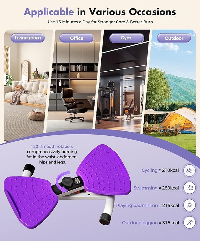 Standing Abdomen Waist Twisting Machine – In Use